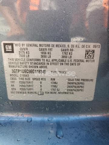 Photo 10 of 2014 GMC SIERRA C1500 SLE (VIN 3GTP1UEC9EG118346)