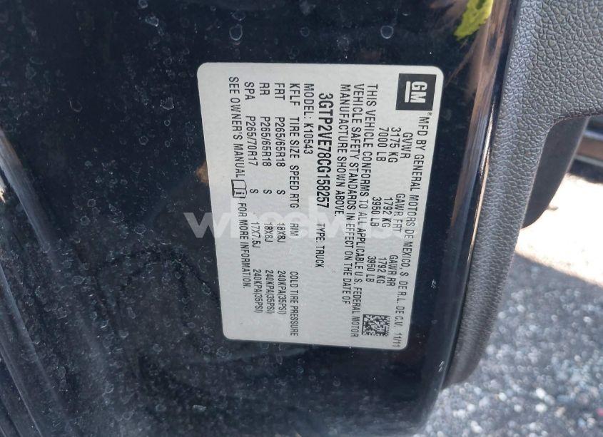 Photo 9 of 2012 Gmc Sierra 1500 SLE (VIN 3GTP2VE78CG158257)