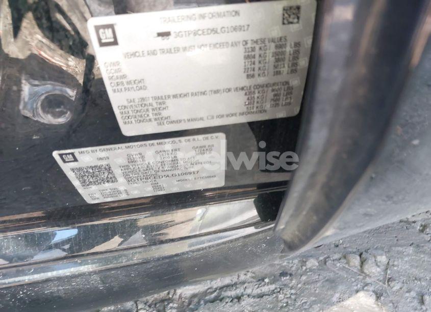 Photo 9 of 2020 Gmc Sierra 1500 2WD SHORT BOX ELEVATION (VIN 3GTP8CED5LG106917)