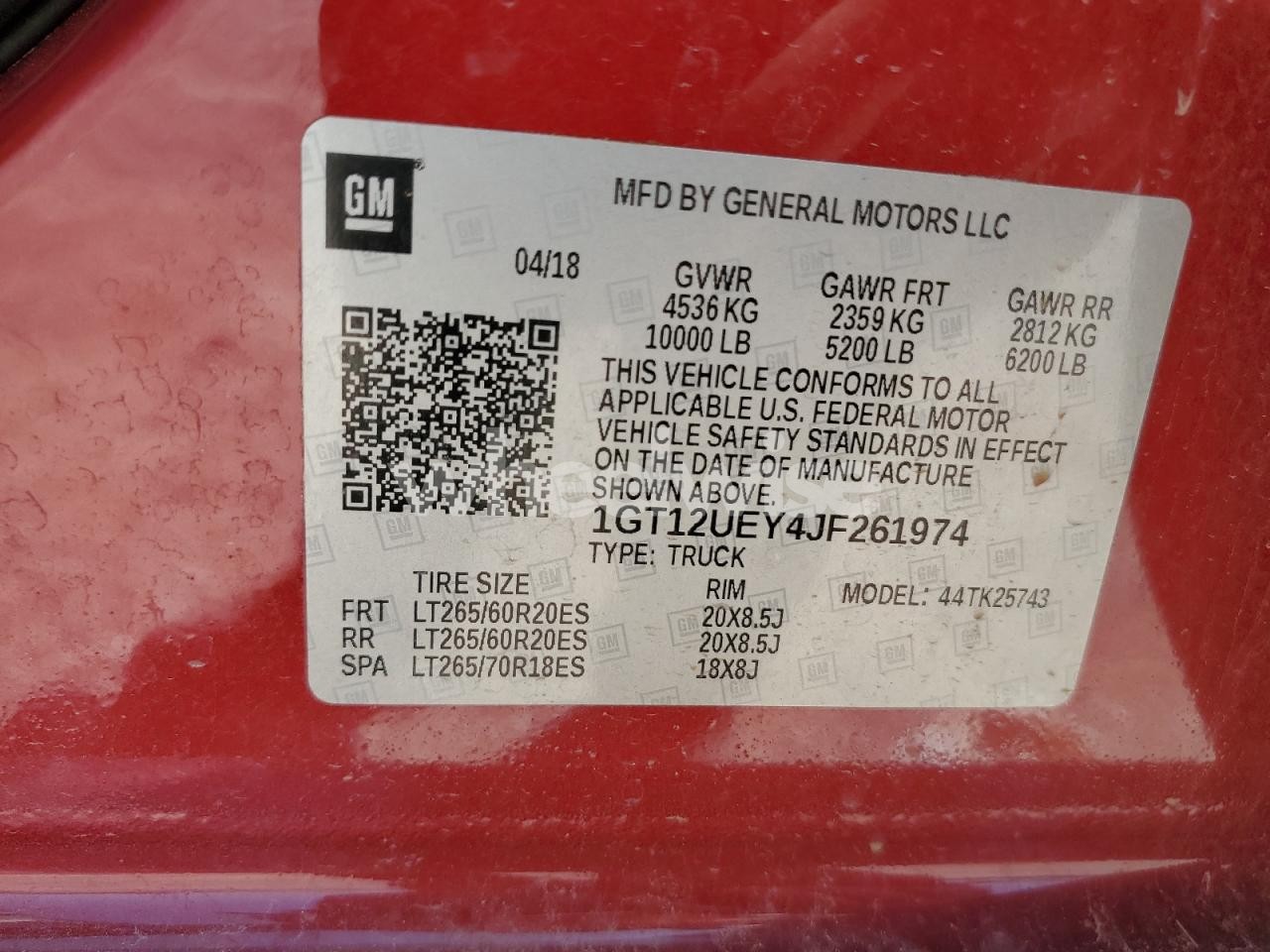 Photo 12 of 2018 GMC SIERRA K2500 DENALI (VIN 3GTP9EEL4KG280217)