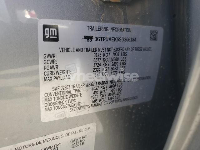 2025 GMC SIERRA K1500 (VIN 3GTPUAEK6SG306184) main photo