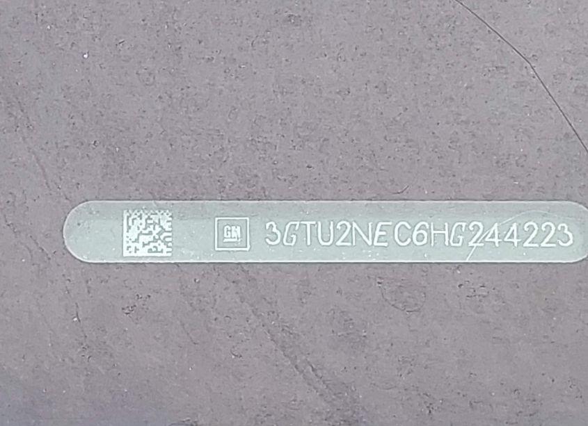 Photo 9 of 2017 Gmc Sierra 1500 SLT (VIN 3GTU2NEC6HG244223)