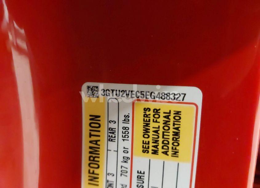 Photo 9 of 2014 Gmc Sierra 1500 SLT (VIN 3GTU2VEC5EG488327)