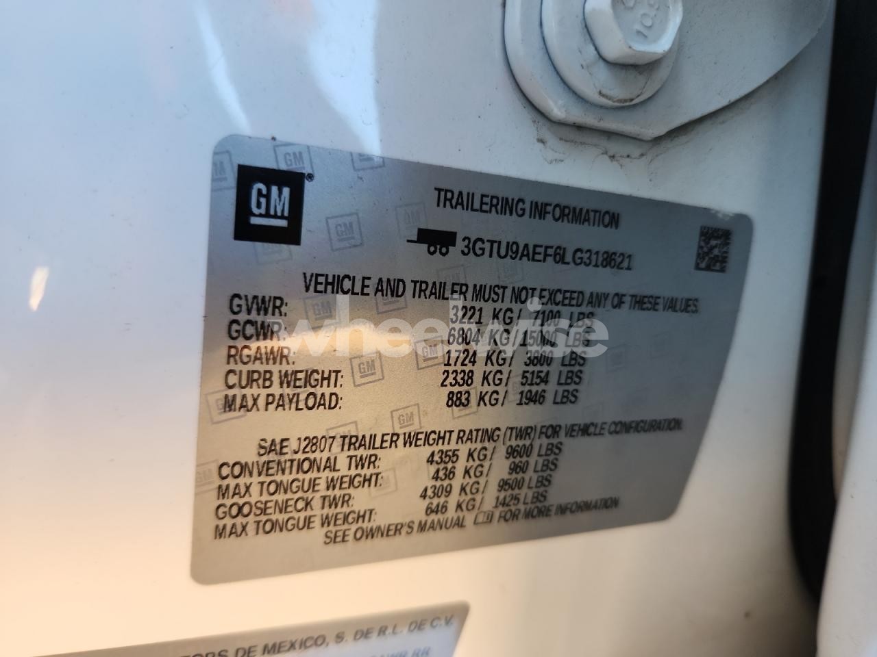 Photo 13 of 2020 GMC SIERRA K1500 (VIN 3GTU9AEF6LG318621)