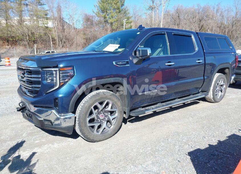 Photo 2 of 2022 Gmc Sierra 1500 4WD SHORT BOX SLT (VIN 3GTUUDED2NG665932)