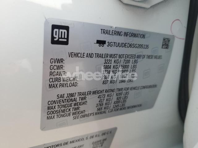 Photo 9 of 2025 GMC SIERRA K1500 SLT (VIN 3GTUUDED6SG205135)