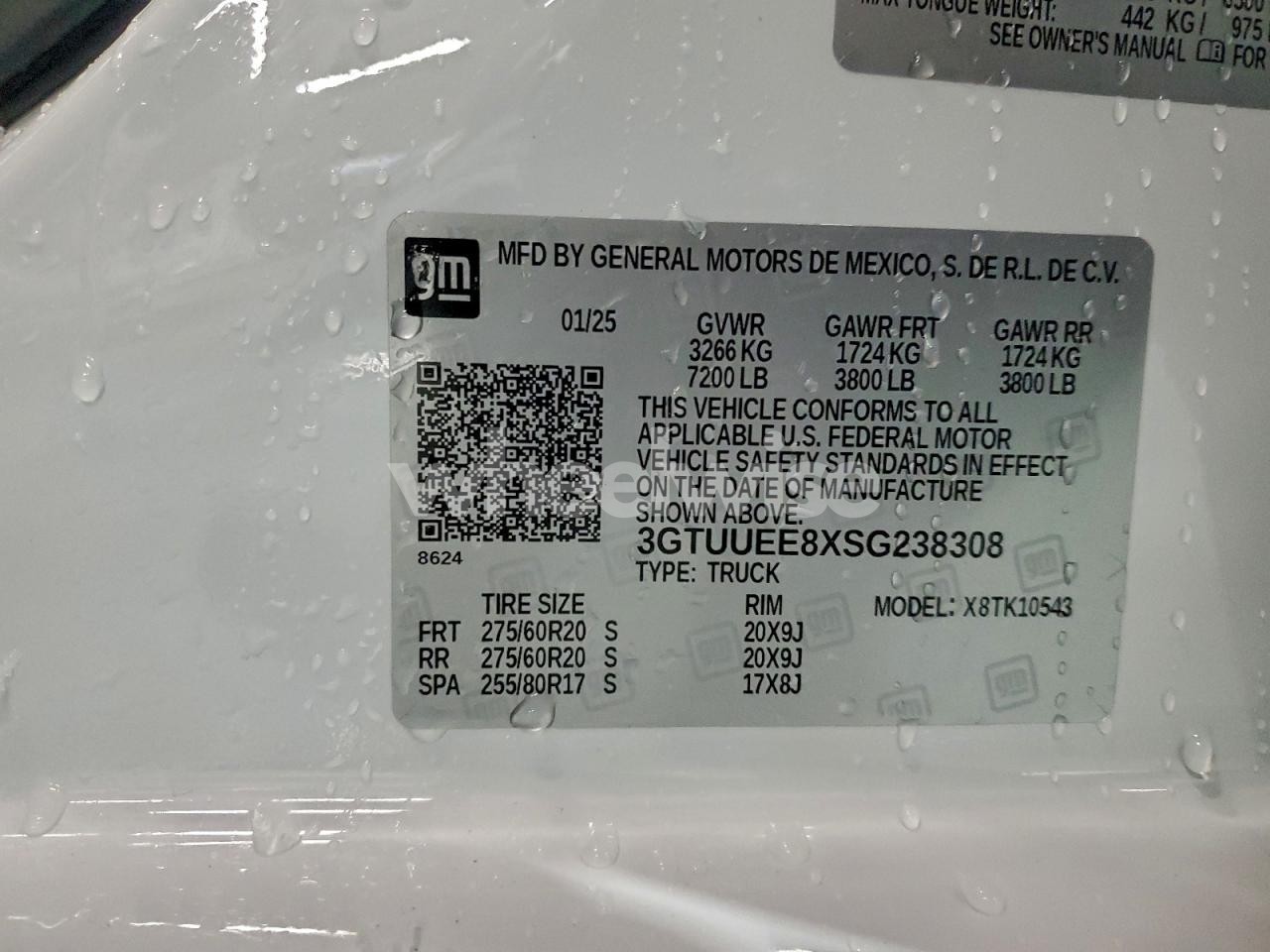 Photo 12 of 2025 GMC SIERRA K1500 AT4 (VIN 3GTUUEE8XSG238308)