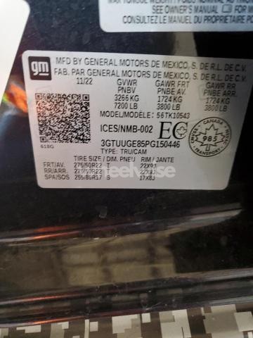 Photo 7 of 2023 GMC SIERRA K1500 DENALI (VIN 3GTUUGE85PG150446)