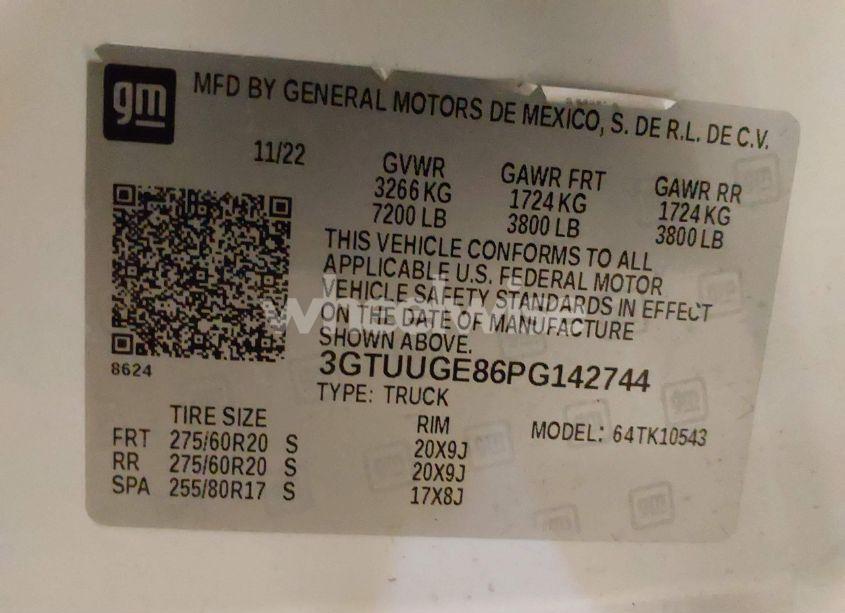 Photo 9 of 2023 Gmc Sierra 1500 4WD SHORT BOX DENALI (VIN 3GTUUGE86PG142744)