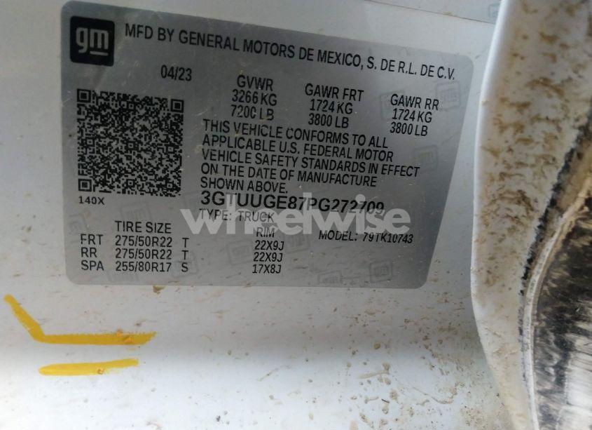 Photo 9 of 2023 Gmc Sierra 1500 4WD STANDARD BOX DENALI (VIN 3GTUUGE87PG272709)