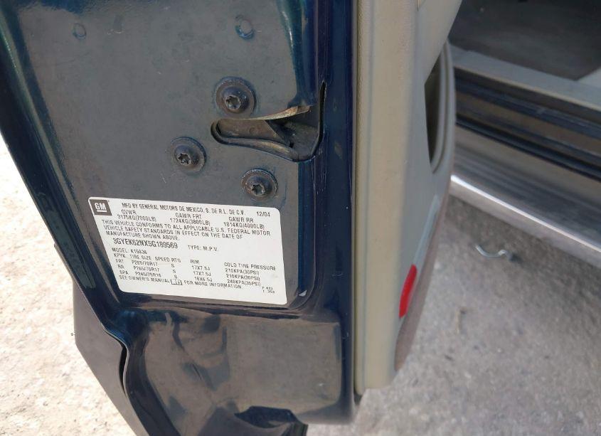 Photo 9 of 2005 Cadillac Escalade EXT STANDARD (VIN 3GYEK62NX5G189569)