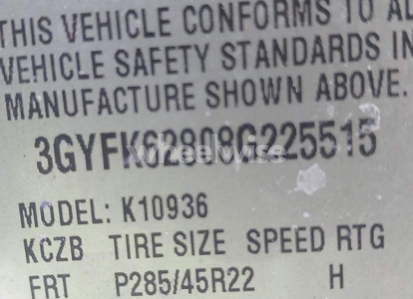 Photo 9 of 2008 Cadillac Escalade EXT STANDARD (VIN 3GYFK62808G225515)