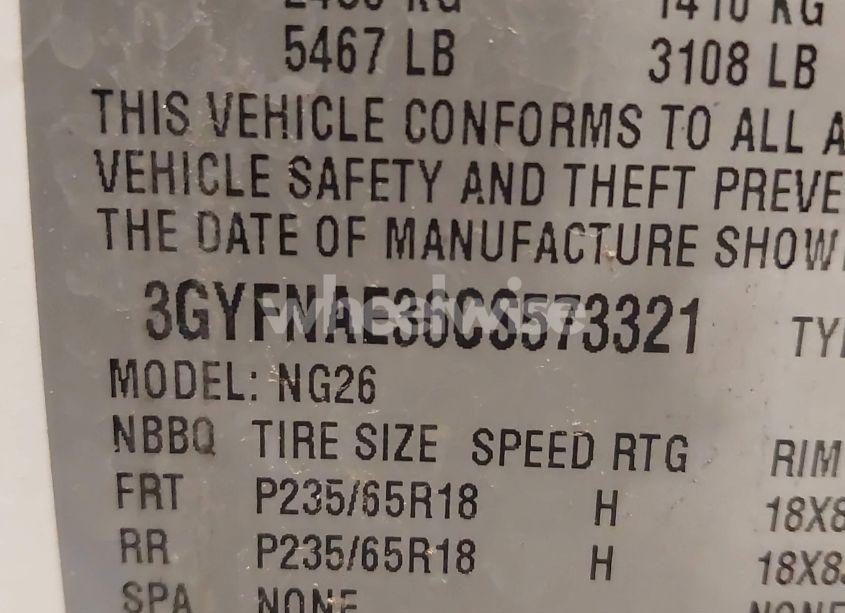 Photo 9 of 2012 Cadillac Srx LUXURY COLLECTION (VIN 3GYFNAE36CS573321)