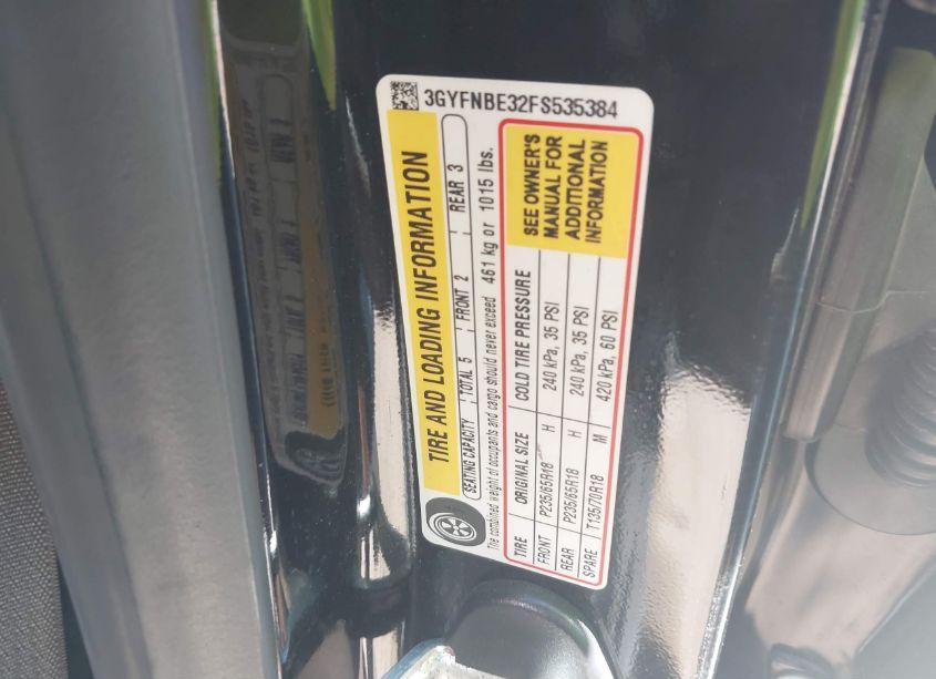 Photo 9 of 2015 Cadillac Srx LUXURY COLLECTION (VIN 3GYFNBE32FS535384)