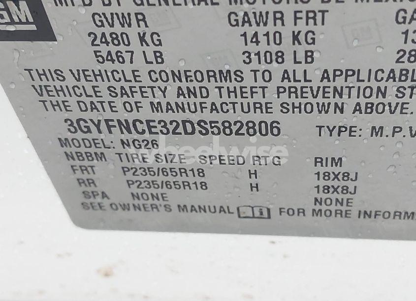 Photo 9 of 2013 Cadillac Srx LUXURY COLLECTION (VIN 3GYFNCE32DS582806)