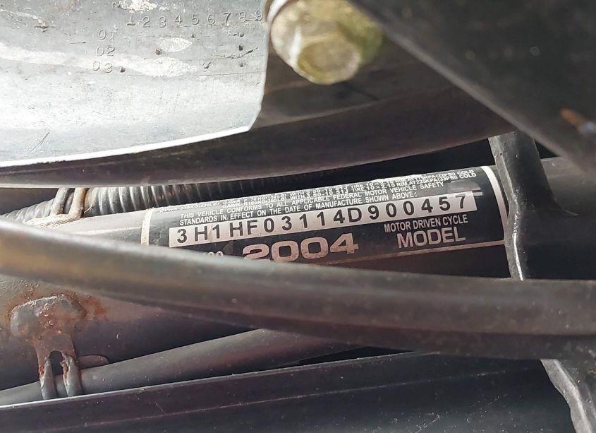 Photo 10 of 2004 Honda Ch80 N/A (VIN 3H1HF03114D900457)