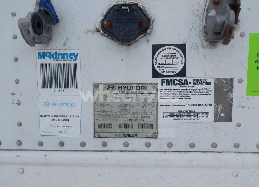 Photo 11 of 2014 Hyundai Translead INC HYUNDAI TRANSLEAD INC (VIN 3H3V532C4ET220030)