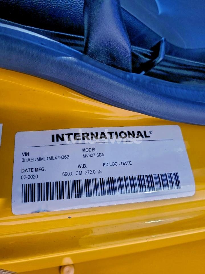 Photo 10 of 2021 INTERNATIONAL MV607 BOX TRUCK (VIN 3HAEUMML1ML479362)