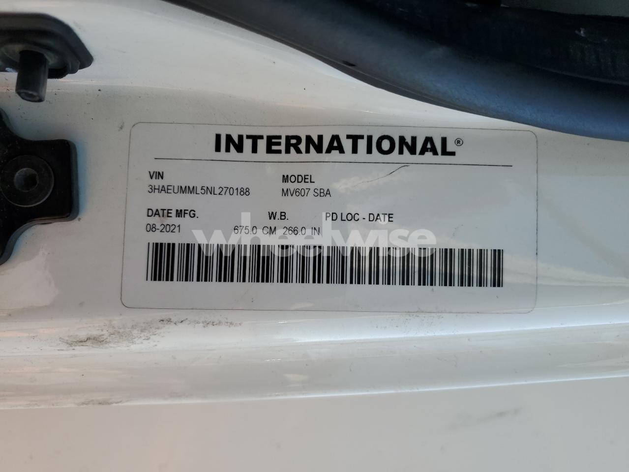 Photo 12 of 2022 INTERNATIONAL MV607 (VIN 3HAEUMML5NL270188)