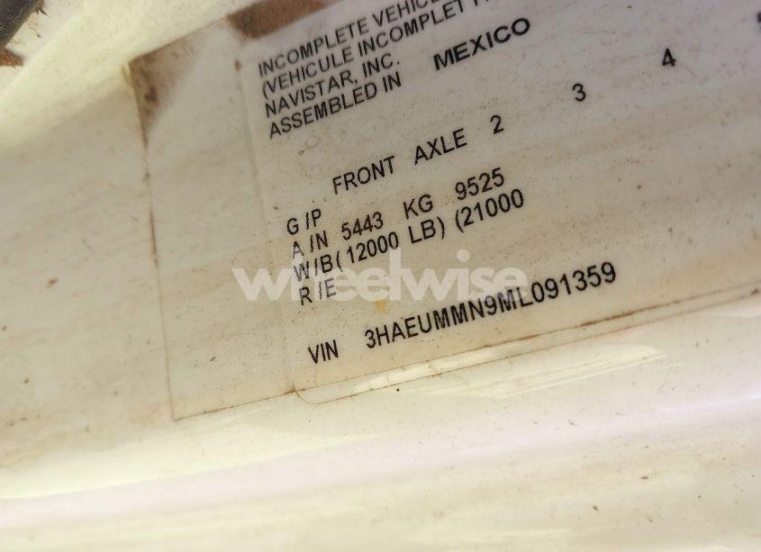 Photo 9 of 2021 International Mv607 (VIN 3HAEUMMN9ML091359)