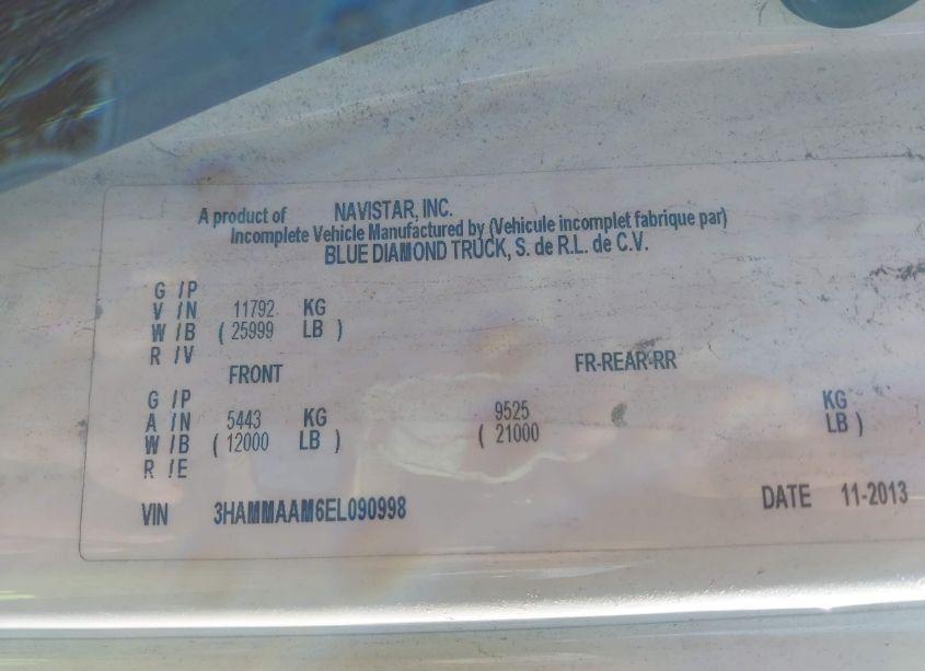 Photo 8 of 2014 International 4000 4300 (VIN 3HAMMAAM6EL090998)