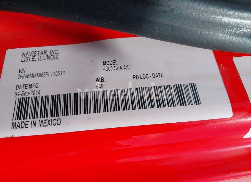 Photo 8 of 2015 International 4000 4300 (VIN 3HAMMMMM3FL710513)