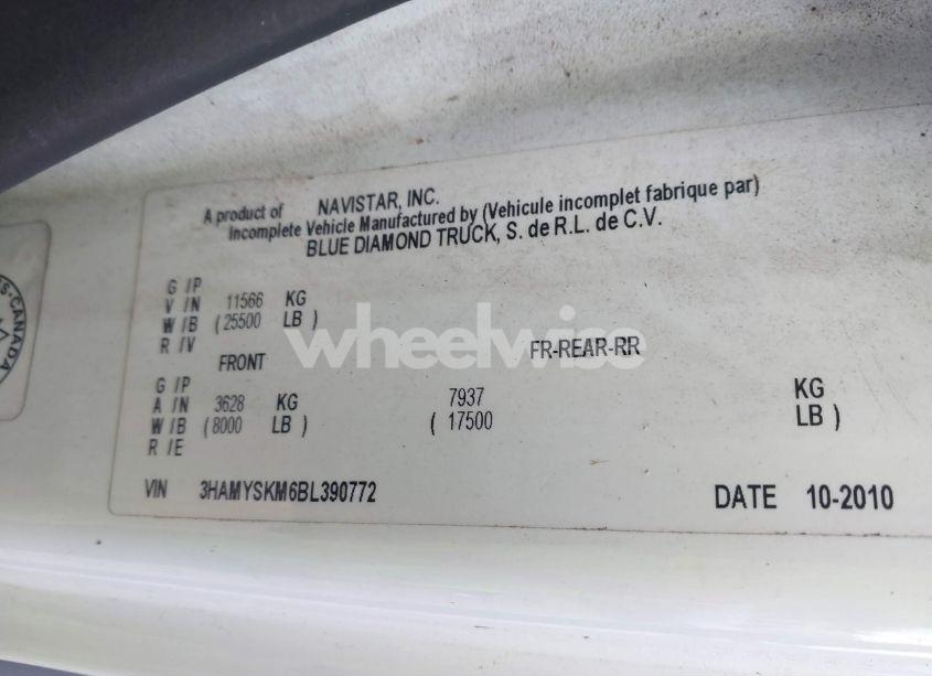 Photo 9 of 2011 International 4000 4300 LP (VIN 3HAMYSKM6BL390772)