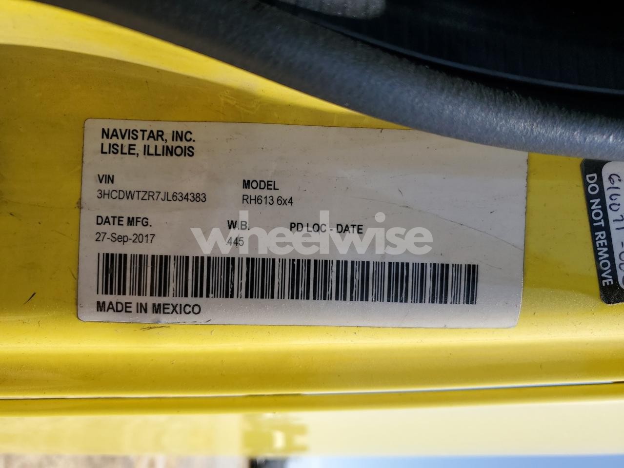 Photo 10 of 2018 INTERNATIONAL RH613 (VIN 3HCDWTZR7JL634383)