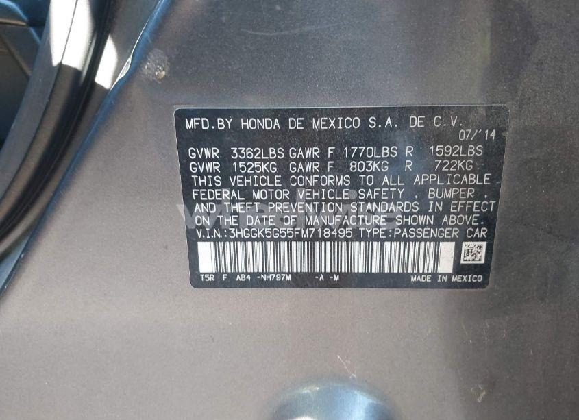 Photo 9 of 2015 Honda Fit LX (VIN 3HGGK5G55FM718495)