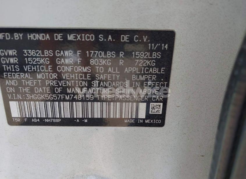 Photo 9 of 2015 Honda Fit LX (VIN 3HGGK5G57FM748159)