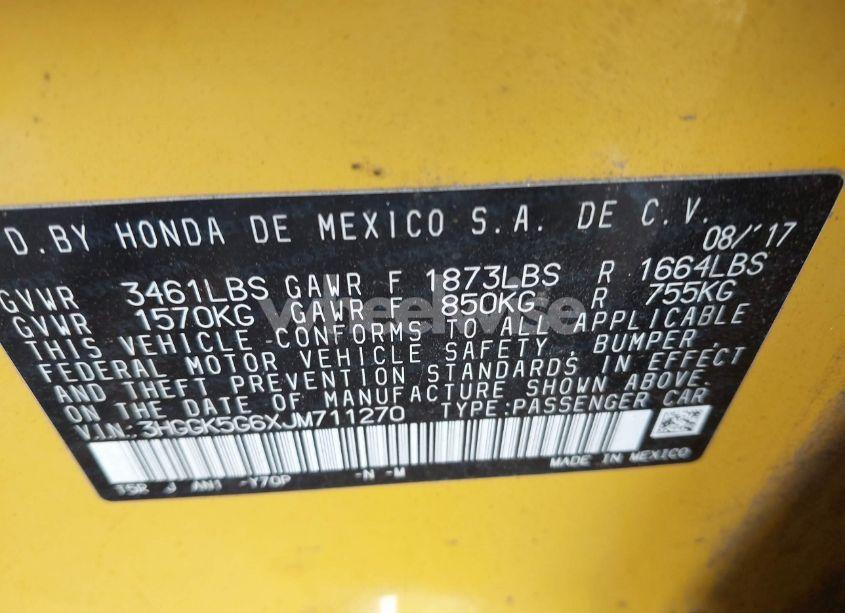 Photo 9 of 2018 Honda Fit SPORT (VIN 3HGGK5G6XJM711270)