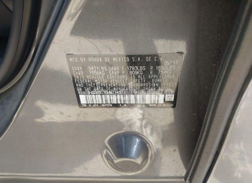 Photo 9 of 2017 Honda Fit EX (VIN 3HGGK5G70HM714374)