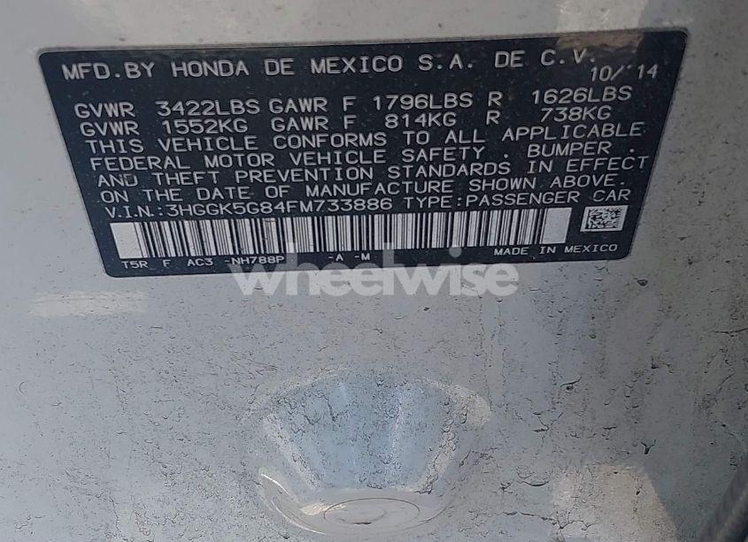 Photo 9 of 2015 Honda Fit EX (VIN 3HGGK5G84FM733886)