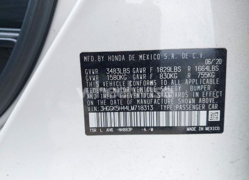 Photo 9 of 2020 Honda Fit LX (VIN 3HGGK5H44LM718313)