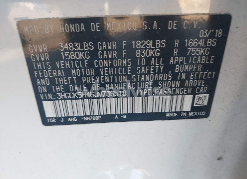 Photo 9 of 2018 Honda Fit LX (VIN 3HGGK5H46JM736518)