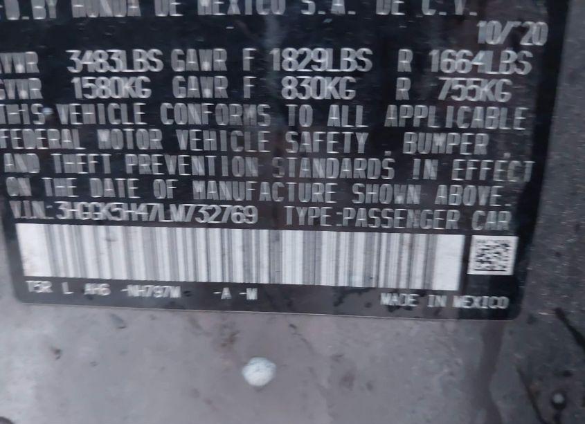 Photo 9 of 2020 Honda Fit LX (VIN 3HGGK5H47LM732769)