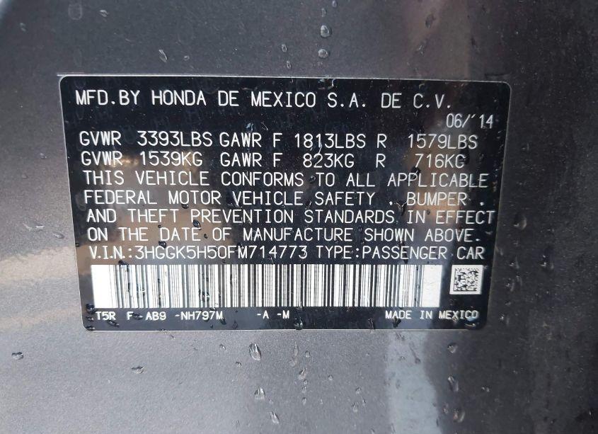 Photo 9 of 2015 Honda Fit LX (VIN 3HGGK5H50FM714773)