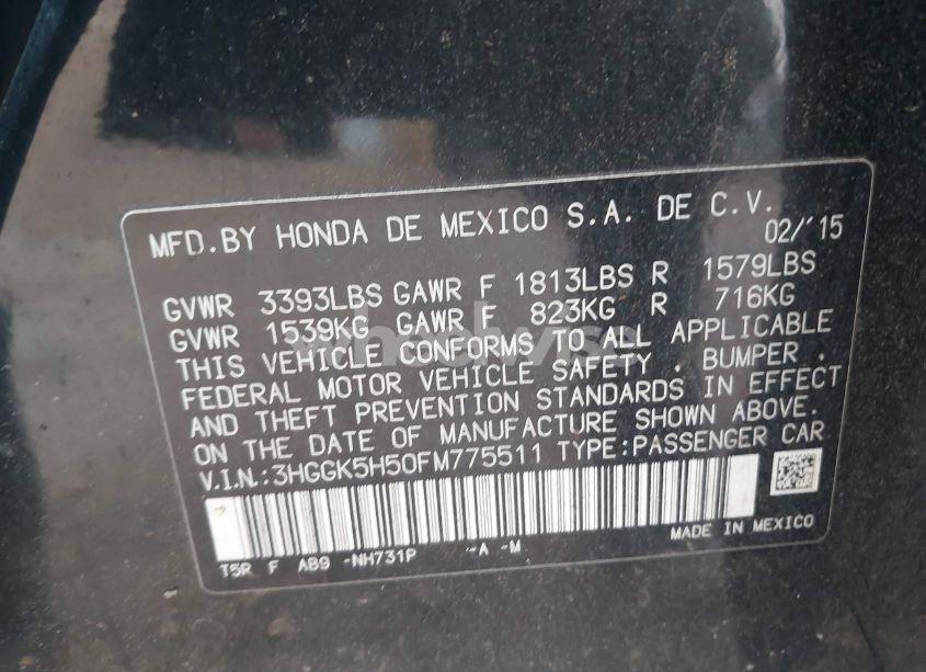 Photo 9 of 2015 Honda Fit LX (VIN 3HGGK5H50FM775511)