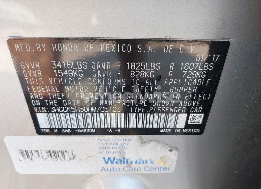 Photo 9 of 2017 Honda Fit LX (VIN 3HGGK5H50HM705123)