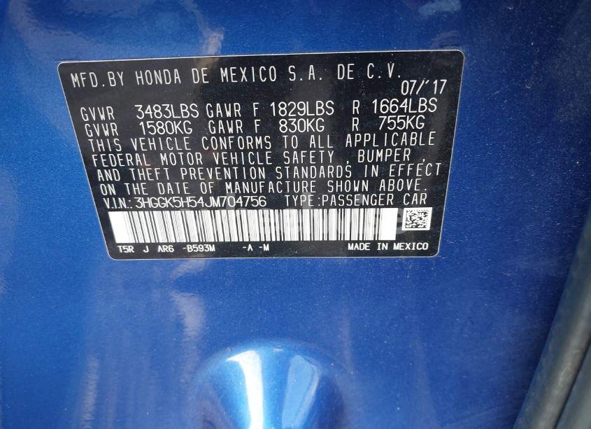 Photo 9 of 2018 Honda Fit LX (VIN 3HGGK5H54JM704756)