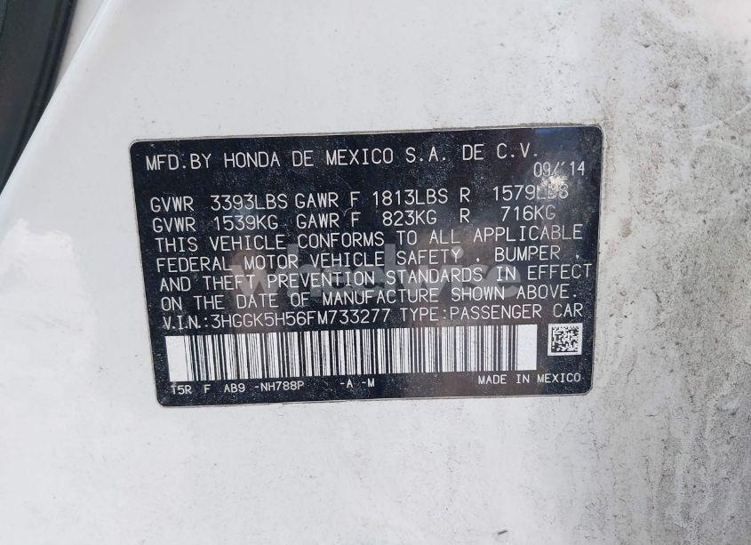 Photo 9 of 2015 Honda Fit LX (VIN 3HGGK5H56FM733277)