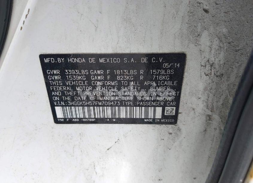 Photo 9 of 2015 Honda Fit LX (VIN 3HGGK5H57FM709473)