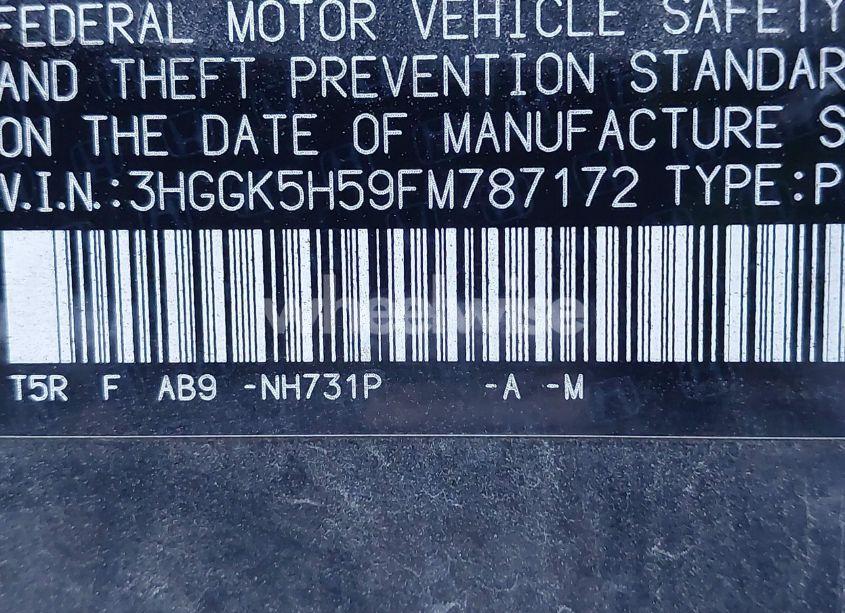 Photo 9 of 2015 Honda Fit LX (VIN 3HGGK5H59FM787172)