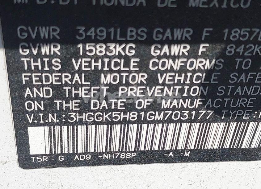 Photo 9 of 2016 Honda Fit EX-L (VIN 3HGGK5H81GM703177)