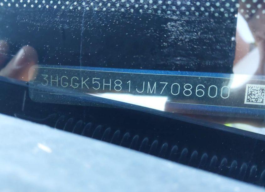 Photo 9 of 2018 Honda Fit EX (VIN 3HGGK5H81JM708600)