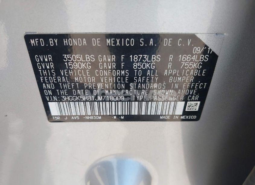 Photo 9 of 2018 Honda Fit EX (VIN 3HGGK5H81JM718009)