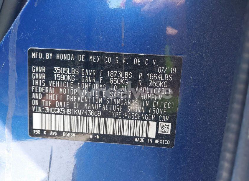 Photo 9 of 2019 Honda Fit EX (VIN 3HGGK5H81KM743669)