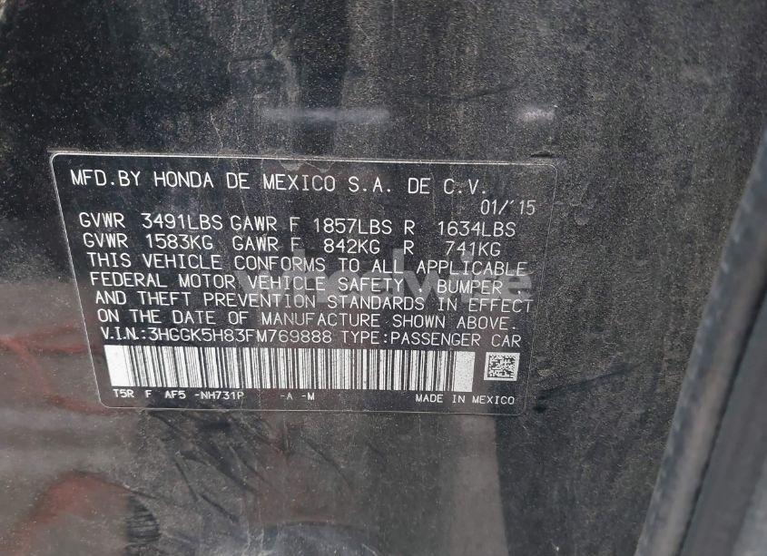 Photo 9 of 2015 Honda Fit EX/EXL (VIN 3HGGK5H83FM769888)