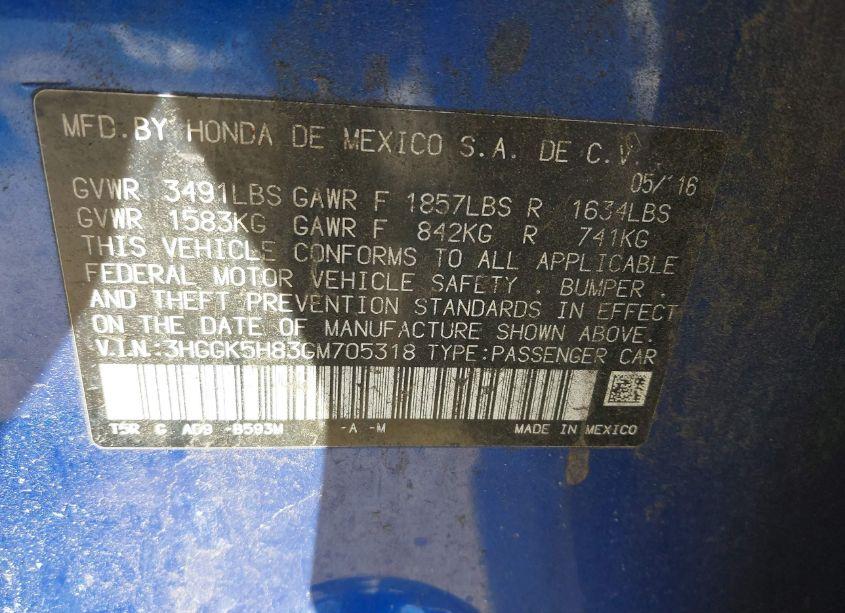 Photo 9 of 2016 Honda Fit EX-L (VIN 3HGGK5H83GM705318)