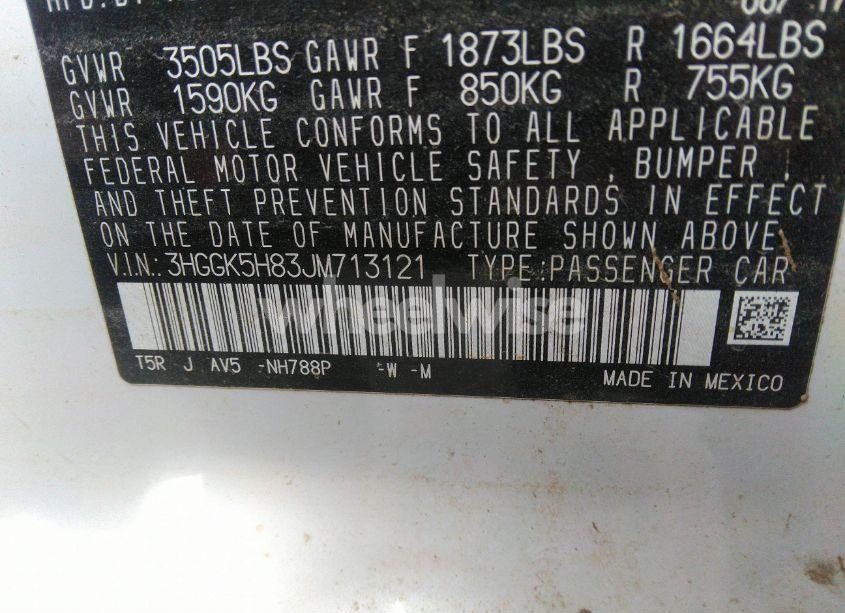 Photo 9 of 2018 Honda Fit EX (VIN 3HGGK5H83JM713121)